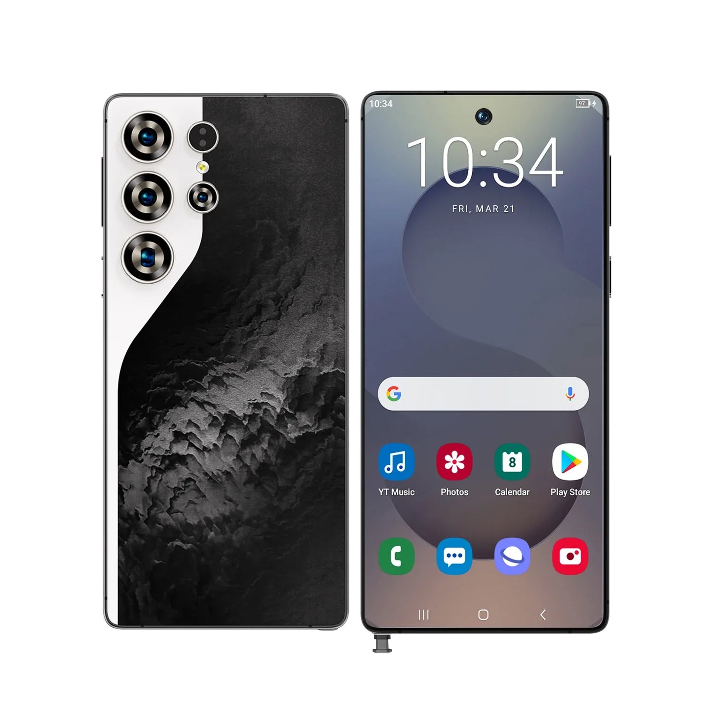 S26 Ultra 16GB+1TB 5G Android 15 Smartphone 7.3 Inch Dual Card Deca Core HD Resolution 100W Quick Unlocked Gaming Phone Spanish