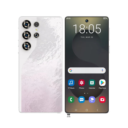 S26 Ultra Android 15 5G Smartphone High Quality 7.3 Inch HD Face ID Deca core Gaming Mobile Phone 16GB+1TB Factory Direct