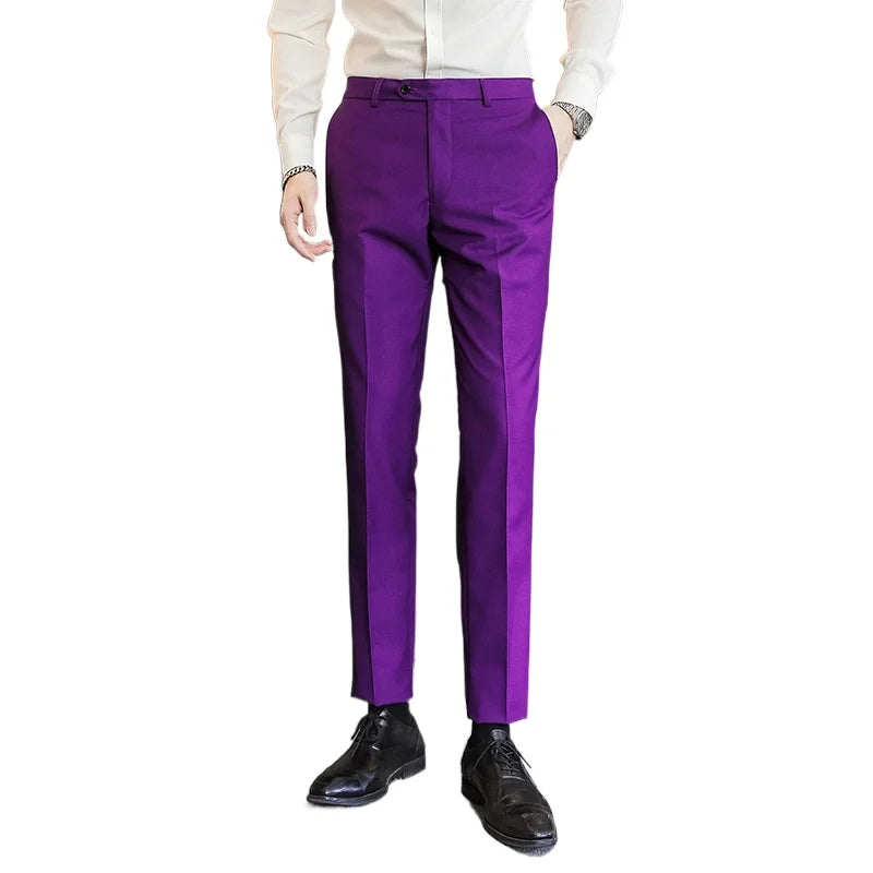 Men's Formal Dress Trousers, Asian Size Man Slacks