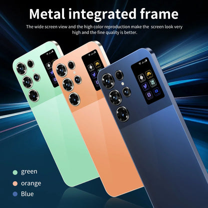 S26 Ultra Android 15 5G Smartphone High Quality 7.3 Inch HD Face ID Deca core Gaming Mobile Phone 16GB+1TB Factory Direct