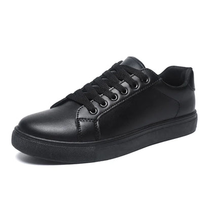 Men's Summer Korean Style Fashion Board Shoes Trendy All-match Casual Large Size Soft PU Mesh Solid Color PVC