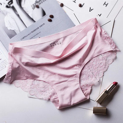 4pcs Lace Panties Women Seamless Underwear Plus Size