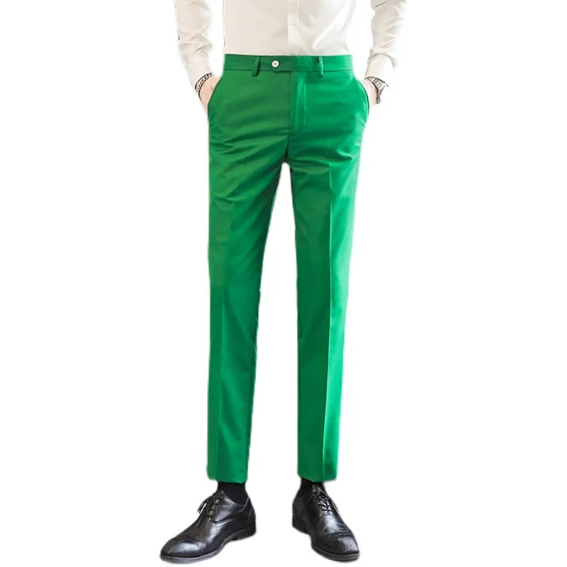 Men's Formal Dress Trousers, Asian Size Man Slacks, M-5XL 6XL