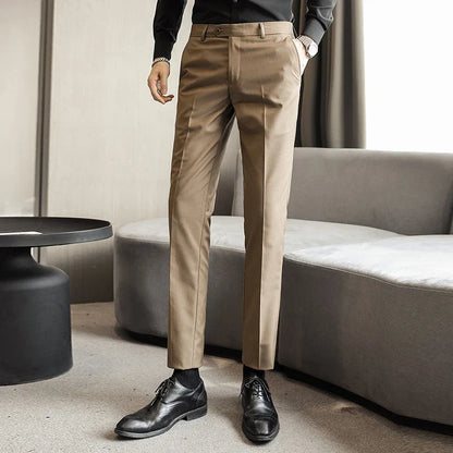 Men's Formal Dress Trousers, Asian Size Man Slacks, M-5XL 6XL