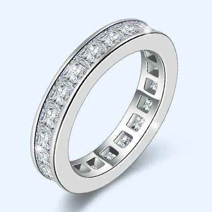 Certified 925 silver ring for women with Zircon stone