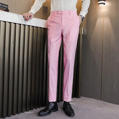 Men's Formal Dress Trousers, Asian Size Man Slacks