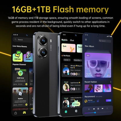 X7 Pro 16GB+1TB 5G LTE Dual-Slot Dual Standby Smart Android 14 6999mAh AMOLED 144Hz 108MP Rear Camera Smartphone