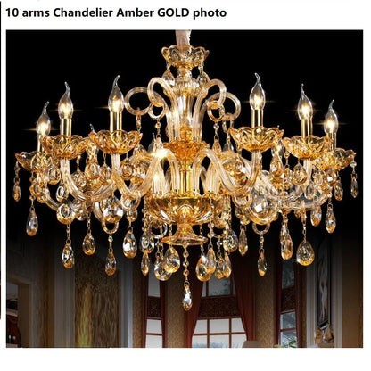 Luxury Large Crystal Chandelier Home Decoration Lighting Fixture
