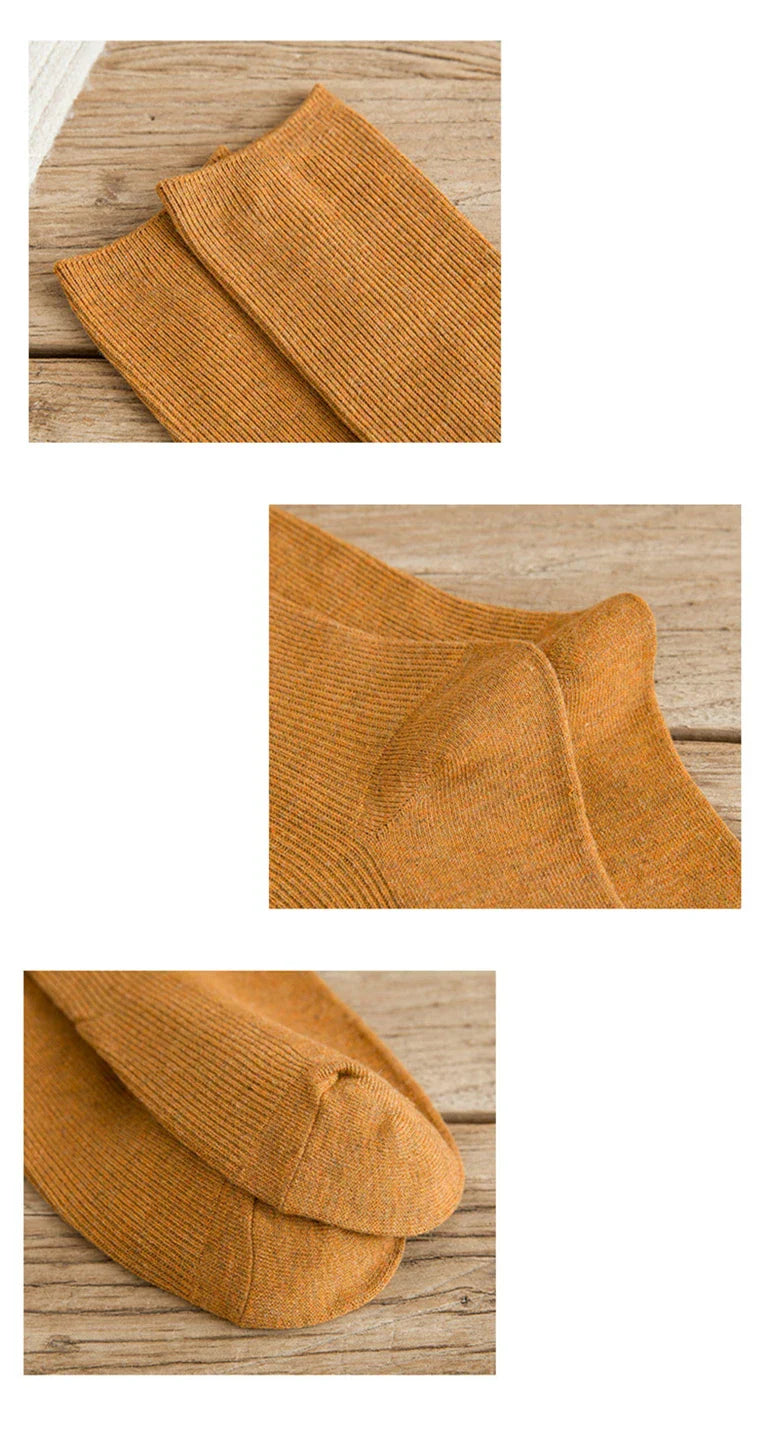 10 Colors Women's Cotton Socks Long Socks