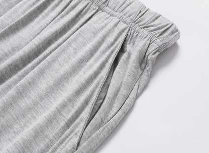 Summer Men Soft Sleeping Pajama Pants Spring Autumn 4XL