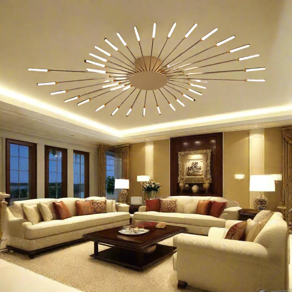 Modern Acrylic Ceiling LED Indoor Lighting For Bedroom Living Room or Kids Room Frame 175-260V