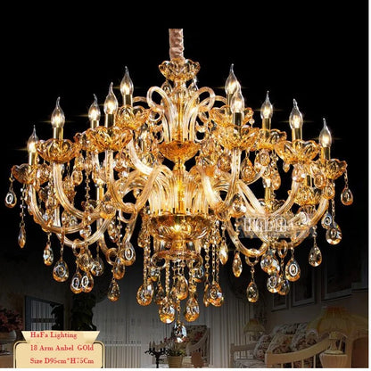 Luxury Large Crystal Chandelier Home Decoration Lighting Fixture