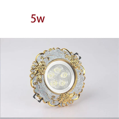European Luxury Resin Gold Garland Ceiling Lamp 7.5 Cm Hole