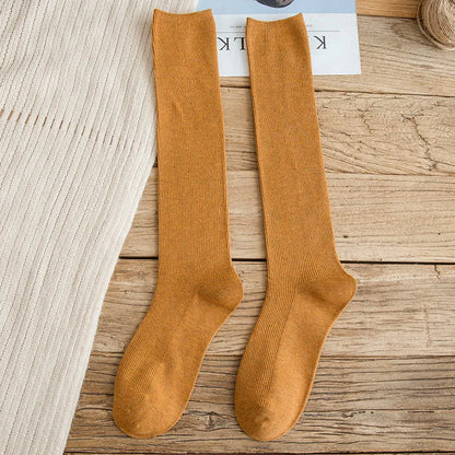 10 Colors Women's Cotton Socks Long Socks