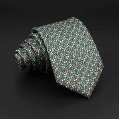 Novelty Men's Formal Ties 7cm Soft Silk Necktie