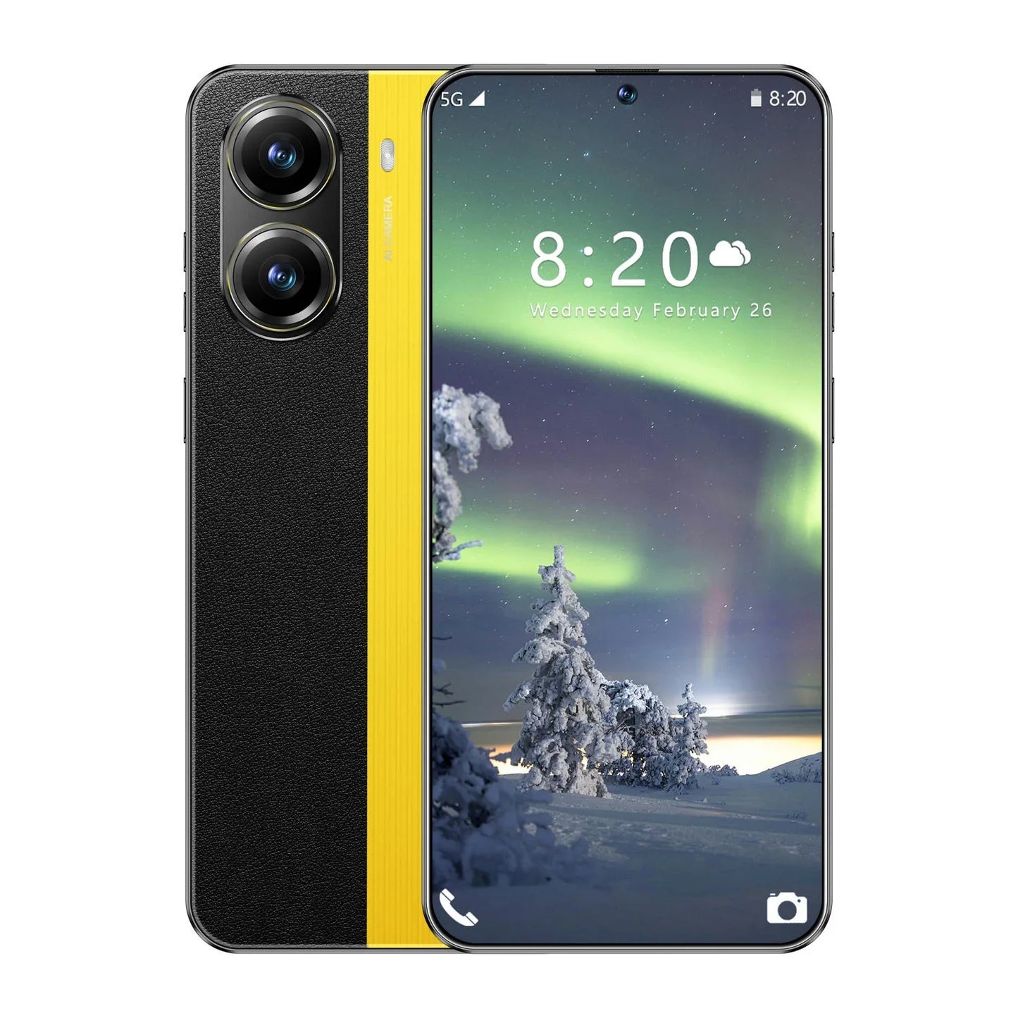 Smooth Scrolling X7 Pro 5G Smartphone High Quality 7.3 Inch 108MP Rear Camera 65W Quick Charge Dual Sim Unlocked Deca Core