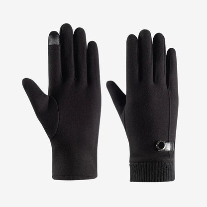 Men Winter Keep Warm Touch Screen Plus Velvet Thicken Fashion Cold Protection Outdoor Cycling Drive Mittens Gloves