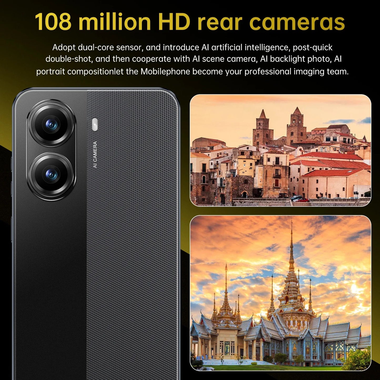 X7 Pro 16GB+1TB 5G LTE Dual-Slot Dual Standby Smart Android 14 6999mAh AMOLED 144Hz 108MP Rear Camera Smartphone
