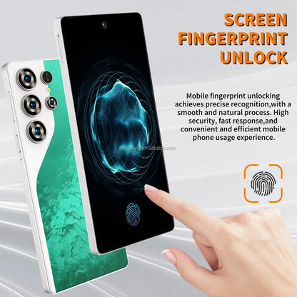 Android Fingerprint Unlock 4G 5g Network 6.6Inch Mobile Phone 5G Smartphone