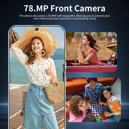 S26 Ultra Android 15 5G Smartphone High Quality 7.3 Inch HD Face ID Deca core Gaming Mobile Phone 16GB+1TB Factory Direct
