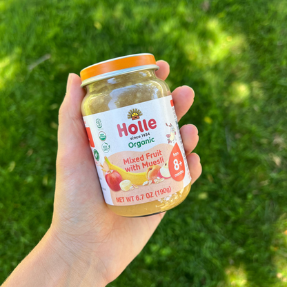 Holle Organic Baby Food Jar - Mixed Fruit with Muesli - 12 Jars
