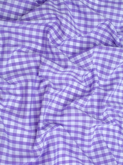 Gingham 1/4" Checkered Poly Cotton 58" Wide| New Creations Fabric & Foam Inc.