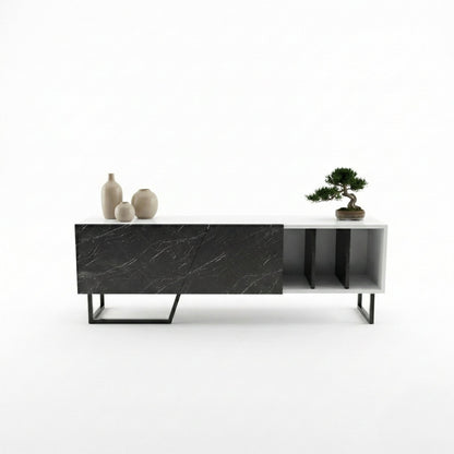 Linossa 59" Modern TV Stand Media Console fits TVs up to 65"