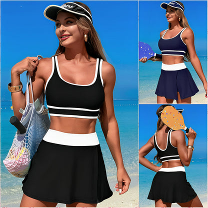 Women's Split Thigh-Length Swimming Trunks