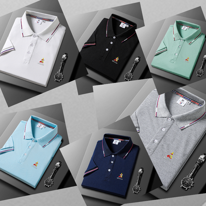 Men/Women Shirt Short-Sleeved and Long-Sleeved Casual Polo T-shirts