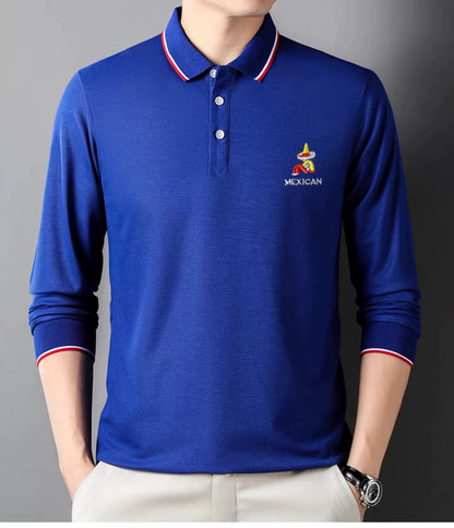 Men/Women Shirt Short-Sleeved and Long-Sleeved Casual Polo T-shirts