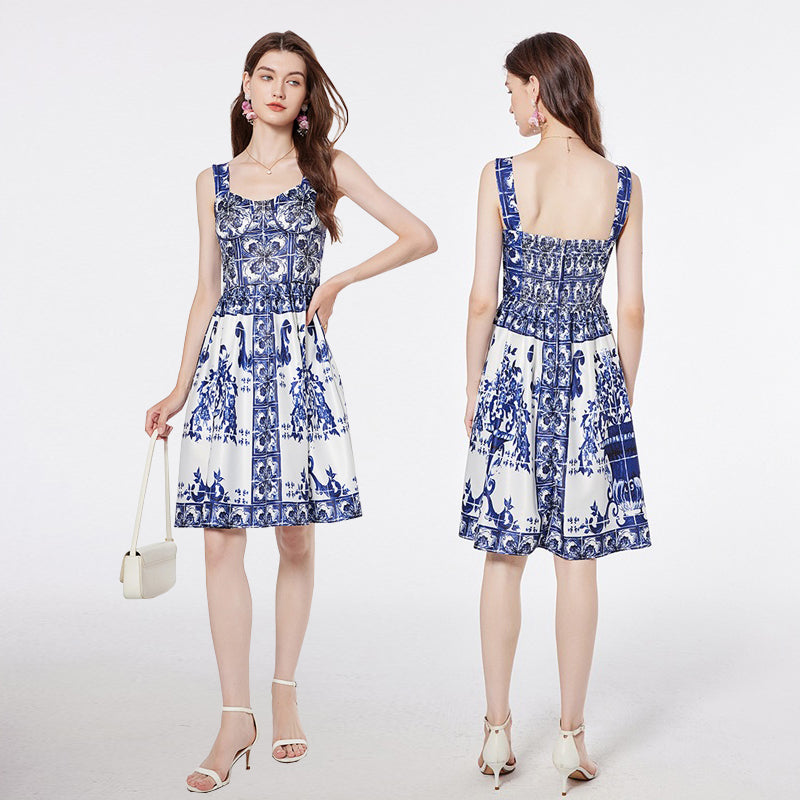 Summer Celebrity Short Sleeve Dress