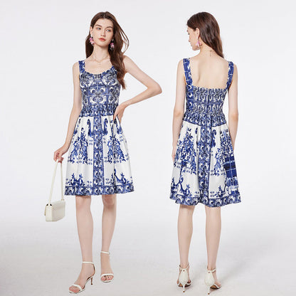 Summer Celebrity Short Sleeve Dress