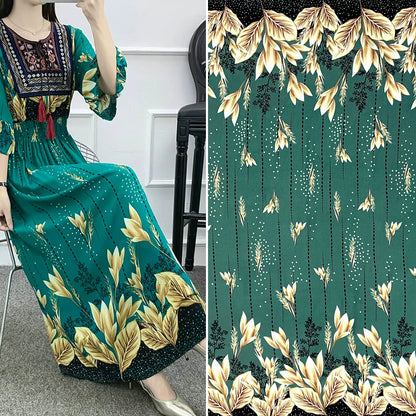 Silk Synthetic Cotton Rayon Cloth Mulberry Summer Loungewear Pajamas Dress