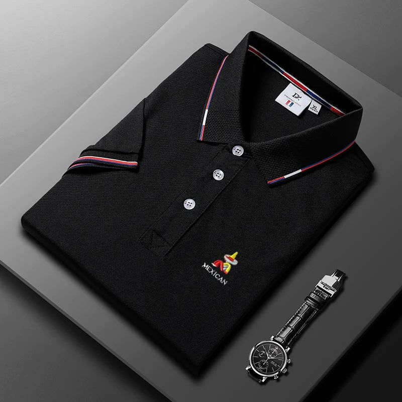Men/Women Shirt Short-Sleeved and Long-Sleeved Casual Polo T-shirts