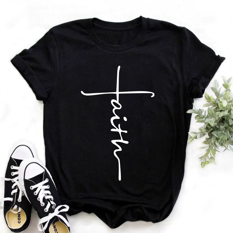 Short Sleeve T-Shirts Round Neck Cartoon Printing Comfortable