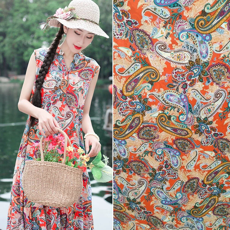 Silk Synthetic Cotton Rayon Cloth Mulberry Summer Loungewear Pajamas Dress