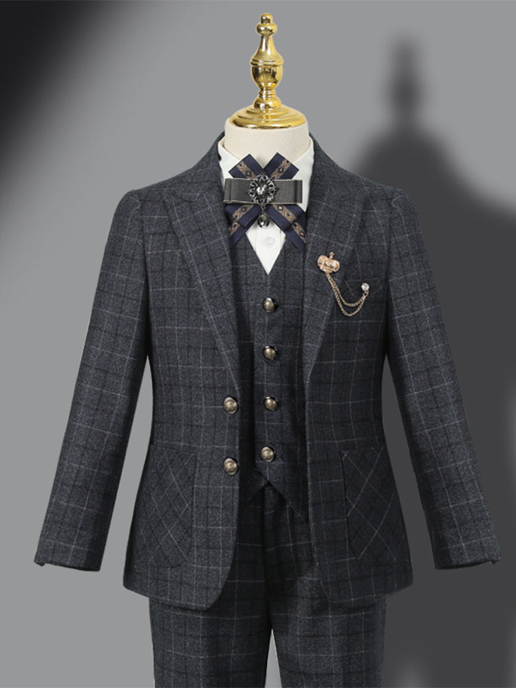 Dress Model Catwalk Host Piano Children's Suit Ages 3-13 yrs old