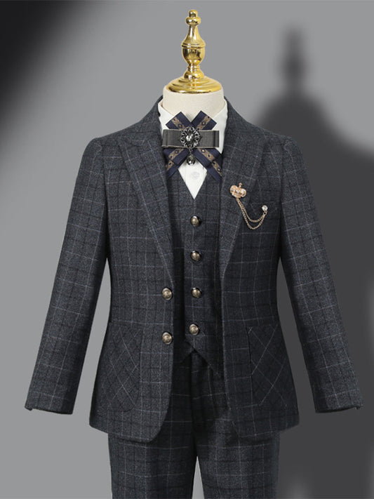 Dress Model Catwalk Host Piano Children's Suit Ages 3-13 yrs old