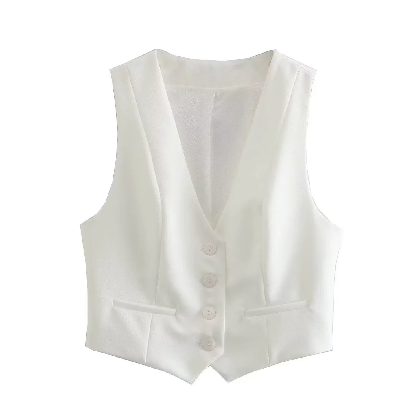 Sleeveless Short Vest and Pants