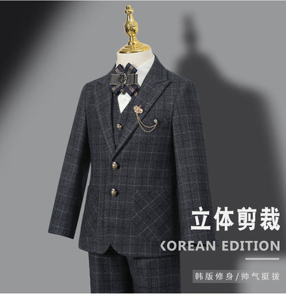 Dress Model Catwalk Host Piano Children's Suit Ages 3-13 yrs old