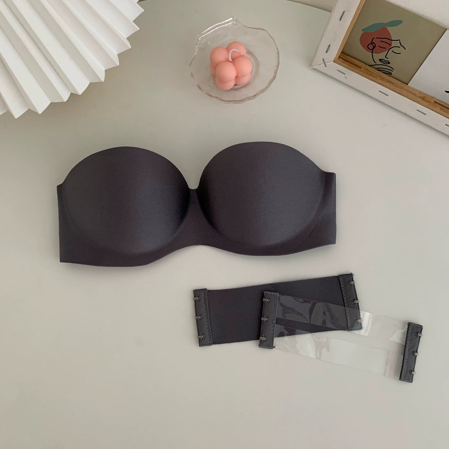 Women's Summer Non-Slip Invisible Back Underwired Bra