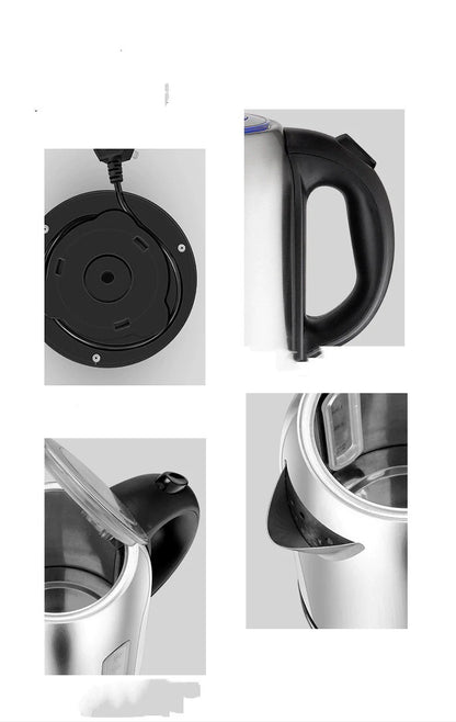 110V Cross-Border Electric Kettle Household Water Boiling Kettle Automatic Power off Integrated 304 Stainless Steel Genuine Goods Large Capacity