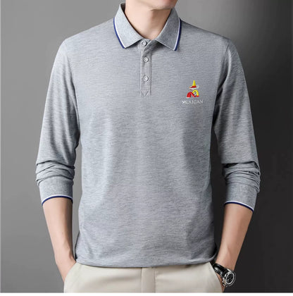 Men/Women Shirt Short-Sleeved and Long-Sleeved Casual Polo T-shirts