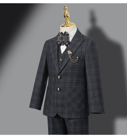 Dress Model Catwalk Host Piano Children's Suit Ages 3-13 yrs old