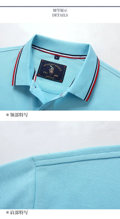 Polo Summer Pure Cotton Short Sleeve T-Shirts