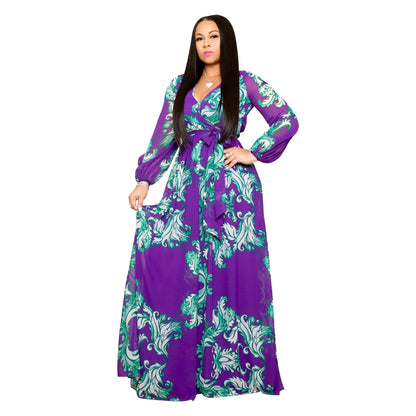 Printed Fashion Floral Beach Dress Fashion Print Fashion Floral Beach Dress
