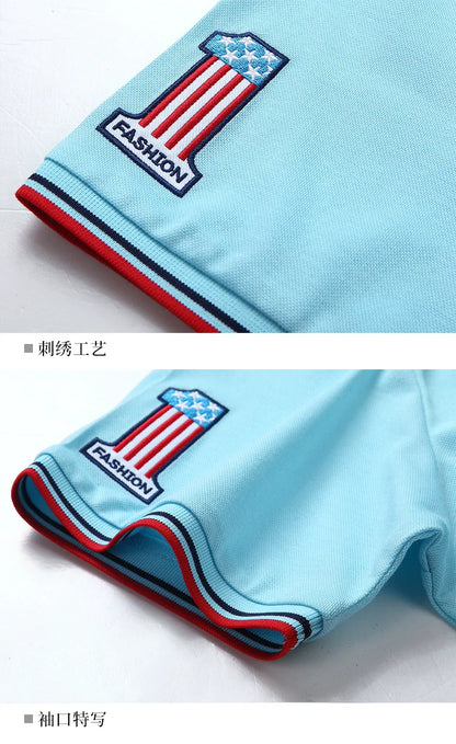 Polo Summer Pure Cotton Short Sleeve T-Shirts