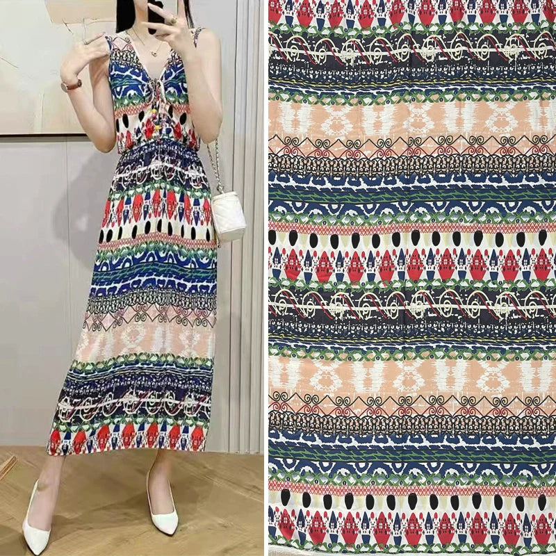 Silk Synthetic Cotton Rayon Cloth Mulberry Summer Loungewear Pajamas Dress