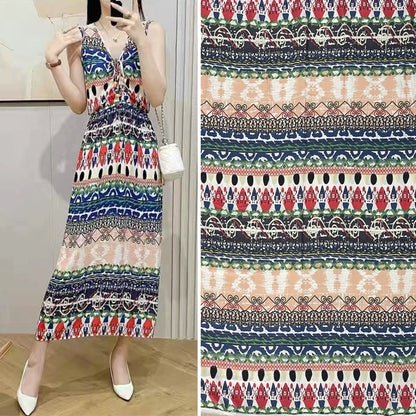 Silk Synthetic Cotton Rayon Cloth Mulberry Summer Loungewear Pajamas Dress