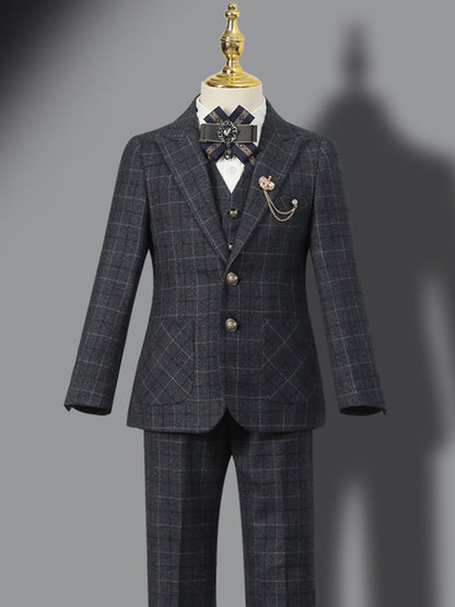 Dress Model Catwalk Host Piano Children's Suit Ages 3-13 yrs old